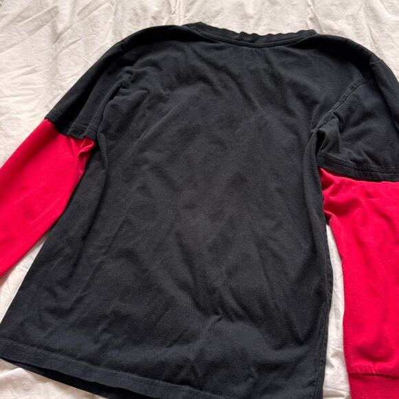 dc comic originals The flash graphic t shirt black red long sleeve size 14/16 - Picture 6 of 6